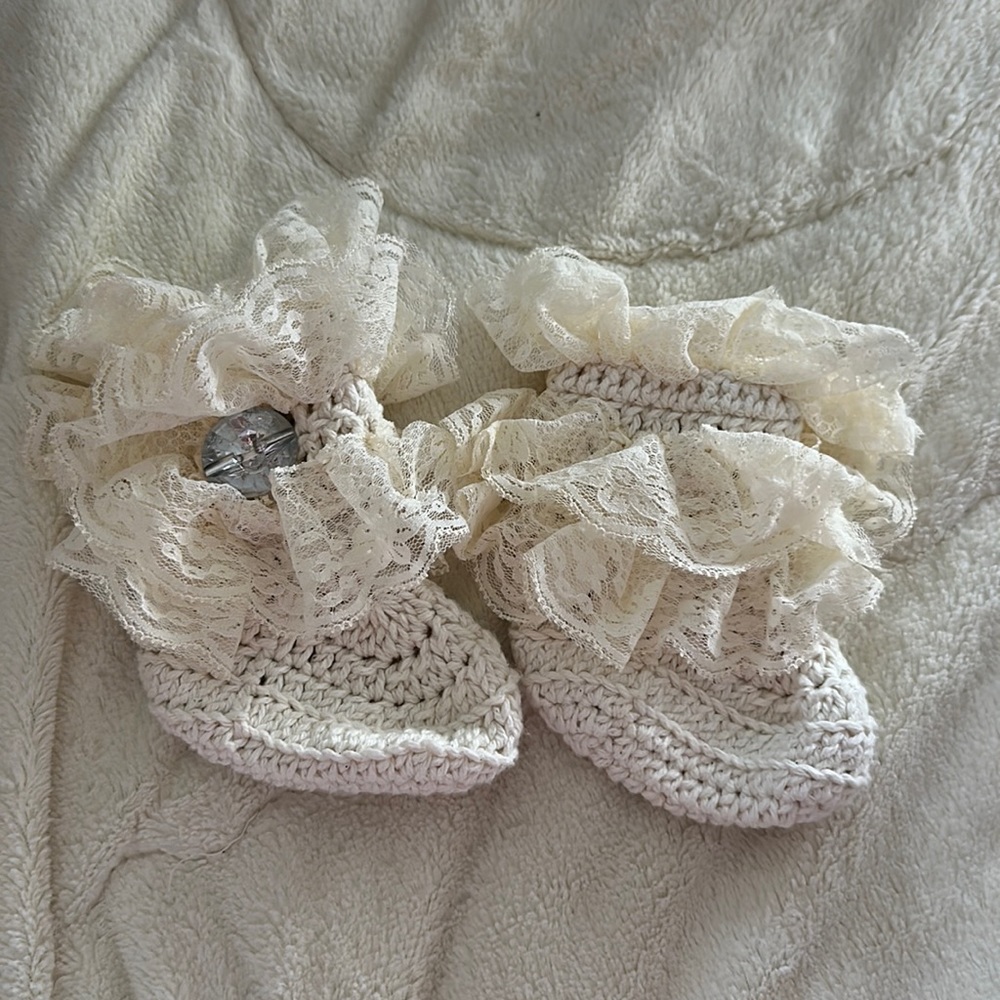 Knotted cute shoes newborn-9 months old girl